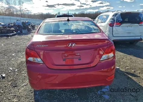 2014 Hyundai Accent Gls из США, поврежденный, VIN KMHCT4AE4EU687310